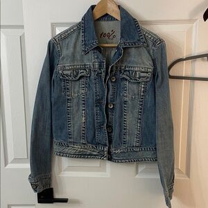 Zara Jean Jacket with Button Closure